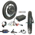 Colorful Rims!!!72v 8000w electric motorcycle bike wheel Conversion kits with TFT Colorful display